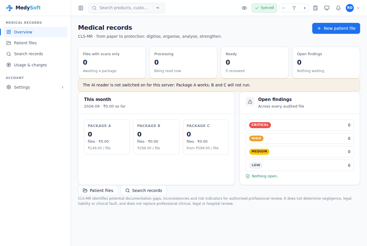 CLS-MR for hospitals